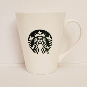 Starbucks White Ceramic Mug with Logo